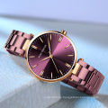 MINIFOCUS Relojes de mujer Reloj de acero simple para mujer